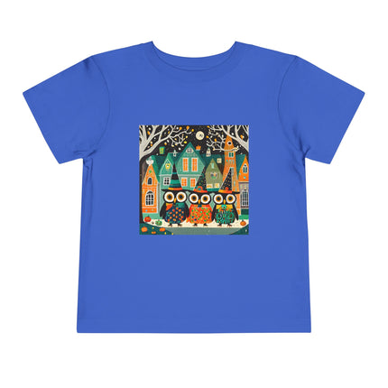 Night of the Trick-or-Treating Owlets Toddler Short Sleeve Tee