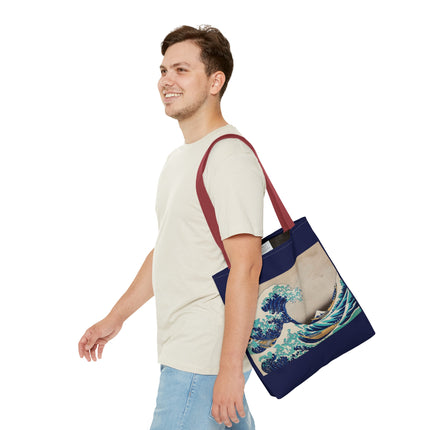 The Great Wave off Kanagawa by Katsushika Hokusai Tote Bag (AOP)