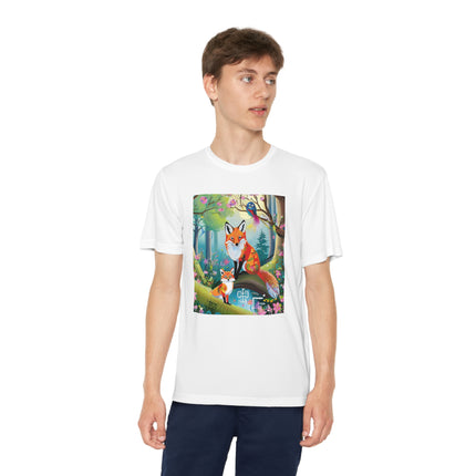 Mischievous Fox Youth Competitor Tee – Forest Fun & Whimsical Adventure