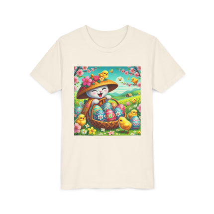 Geisha Kitten’s Easter Delight Youth Short Sleeve Tee