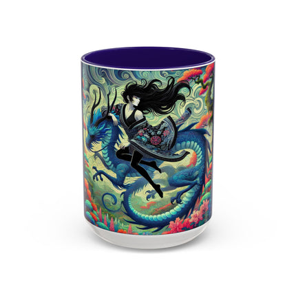Mystic Guardian of the Sky Light Colorful Mugs (11oz, 15oz)