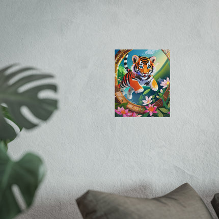 Majestic Tiger Cub Fine Art Posters
