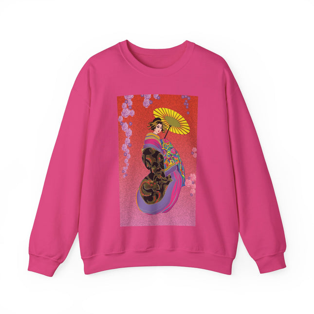 Enchanting Geisha Unisex Heavy Blend™ Crewneck Sweatshirt