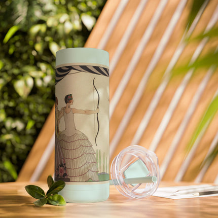 Visez au coeur, belles dames! by George Barbier Skinny Matte Tumbler, 20oz
