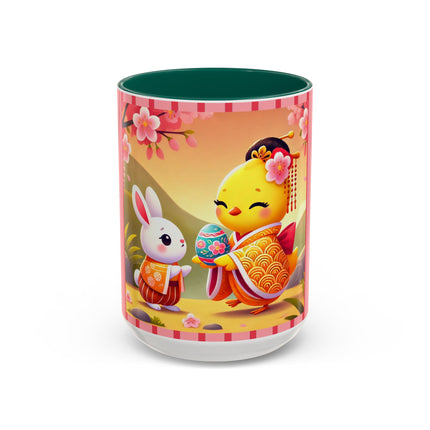 Whimsical Springtime Exchange Colorful Mugs (11oz, 15oz)