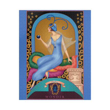 September & Sapphire (from the Gem Series) by Sofia Chiostri Puzzle (110, 252, 500-Piece)