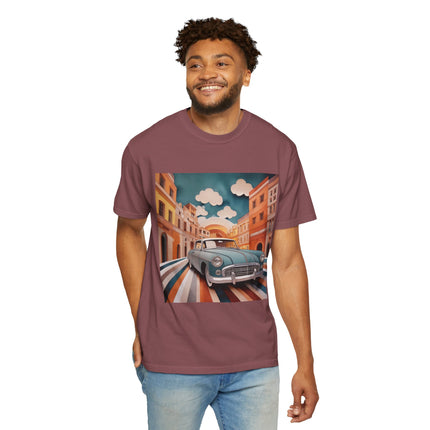 1960 Alfa Romeo Giulietta Unisex Garment-Dyed T-shirt