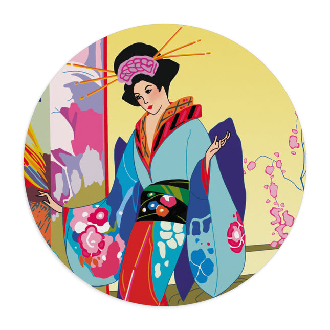 A Timeless Journey by Umberto Brunelleschi Mouse Pad, Round and Rectangle