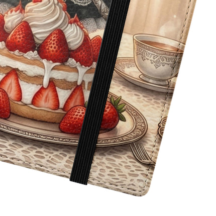 🍓🐱 The Patisserie Kitten Flip Case – Sweet Charm & Storybook Delight