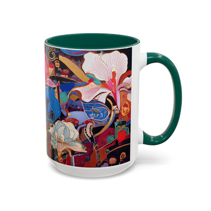 Ethereal Irises Colorful Mugs (11oz, 15oz)