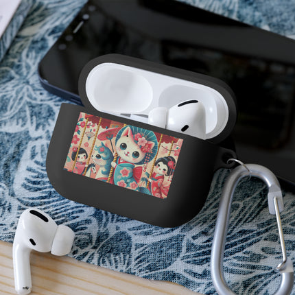 Geisha Kitten's Enchanted Carousel Ride AirPods and AirPods Pro Case