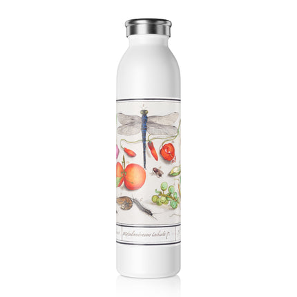 Natural History Ensemble, No. 7 by Anselmus Boëtius de Boodt Slim Water Bottle