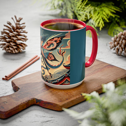 Dragon Fairy of the Temple Colorful Mugs (11oz, 15oz)