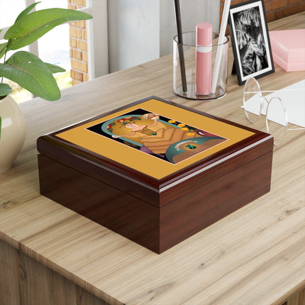 June & Pearl, Alexandrite (from the Gem Series) by Sofia Chiostri Jewelry Box
