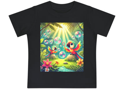 Parrots and Bubbles Baby Short Sleeve T-Shirt