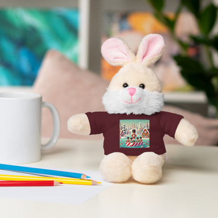 Nutcracker Candy-Striped Adventure Stuffed Animals with Tee