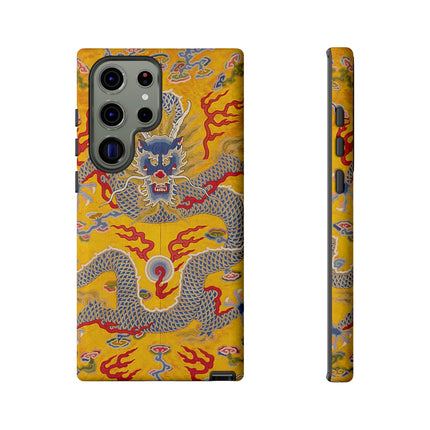 Majestic Dragon Regalia – Imperial 12-Symbol Robe Phone Cases