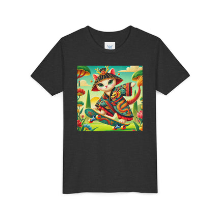 Dragon Dance on Wheels Youth Short Sleeve Tee