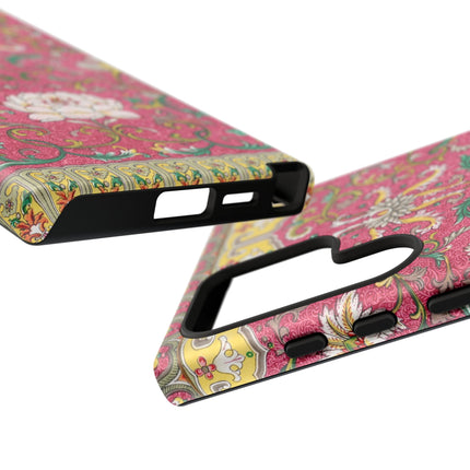 Pink Floral Pattern by Owen Jones Phone Cases