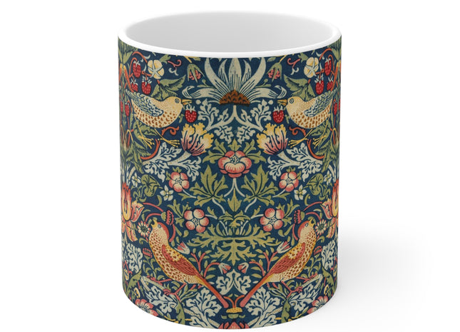 Strawberry Thief by William Morris Ceramic Mug 11oz