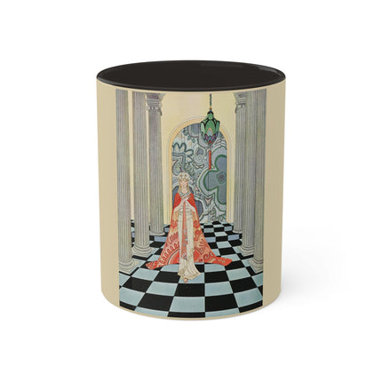 Cadmus Beheld a Female Figure by Virginia Frances Sterrett Colorful Mugs, 11oz