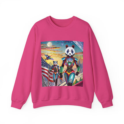 Cyber Punk Robots Unisex Heavy Blend™ Crewneck Sweatshirt