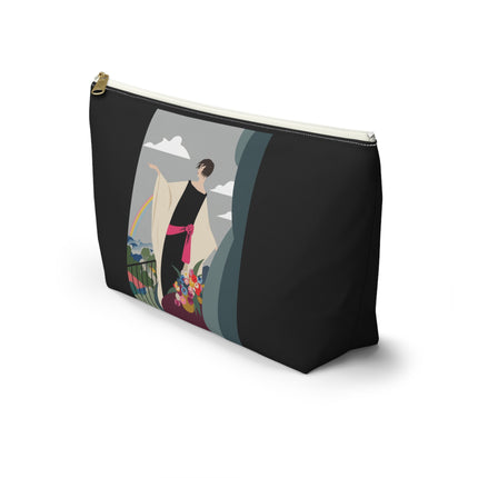 Rainbow Reverie Cosmetic Bag – Serene Elegance & Quiet Hope
