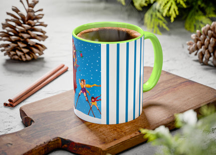 Snowfall & Couture Colorful Mugs (11oz, 15oz)