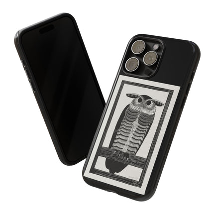 Horned Owl by Samuel Jessurun de Mesquita Phone Cases