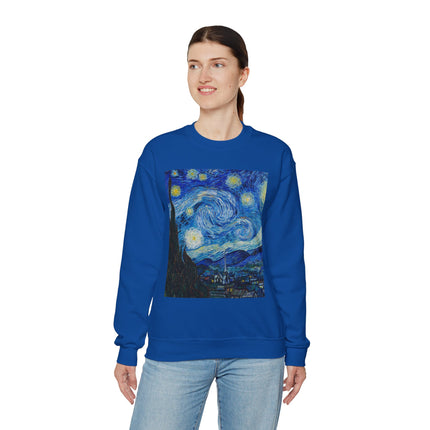 The Starry Night by Vincent Van Gogh Heavy Blend™ Crewneck Sweatshirt