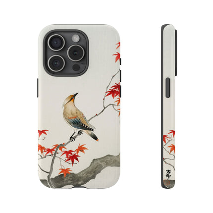 Japanese Bird on Maple by Ohara Koson Phone Cases