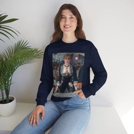 A Bar at the Folies-Bergère by Edouard Manet Heavy Blend™ Crewneck Sweatshirt