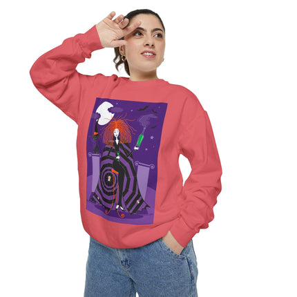 Mystic Elegance Unisex Garment-Dyed Sweatshirt