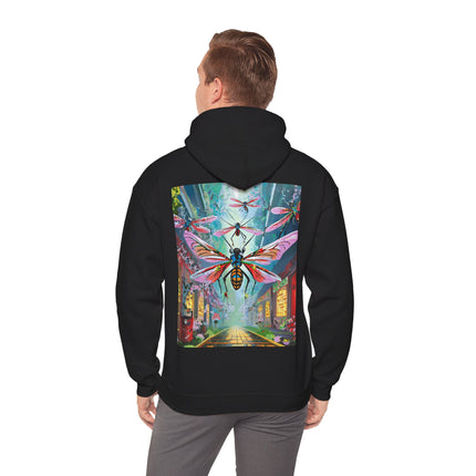 Neon Swarm – Heavy Blend™ Hooded Sweatshirt