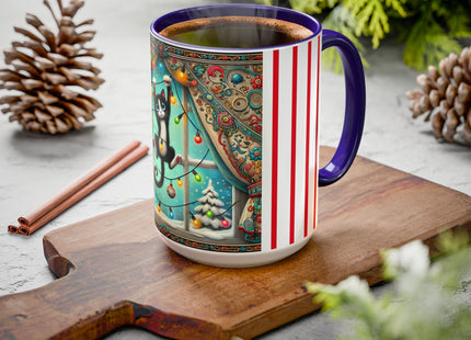 Mischief in Tinselland Colorful Mugs (11oz, 15oz)