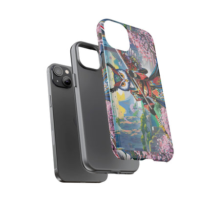Cyberpunk Samurai Owl Phone Cases