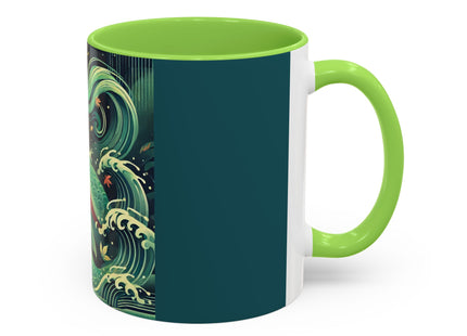 Mermaid Queen Rising from the Deep Colorful Mugs (11oz, 15oz)