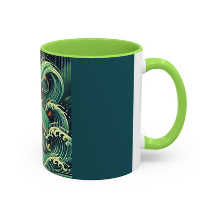 Mermaid Queen Rising from the Deep Colorful Mugs (11oz, 15oz)