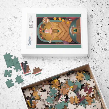 June & Pearl, Alexandrite (from the Gem Series) by Sofia Chiostri Puzzle (110, 252, 500-Piece)