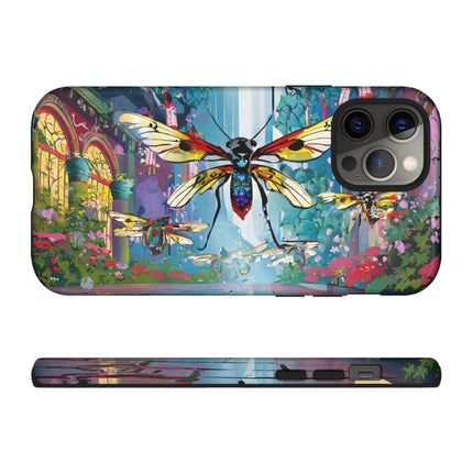 Neon Swarm Phone Cases