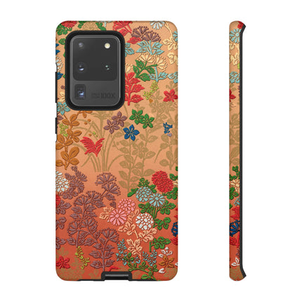 Ornamental Japanese Flower Pattern Phone Cases