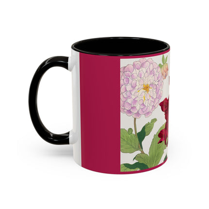 Dahlia Flower by Tanigami Kônan Colorful Mugs (11oz, 15oz)