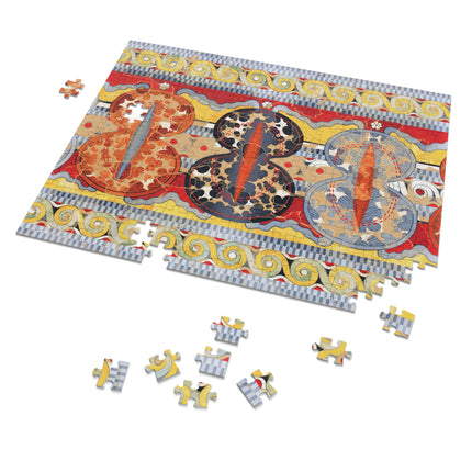 Reproduction of the Shield Frieze by Emile Gilliéron Jigsaw Puzzle (30, 110, 252, 500-Piece)
