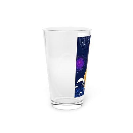Liberty's Triumph Pint Glass – Art Deco Glory & Triumphant Spirit