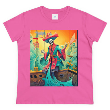 Skeleton Crew of the Misty Seas Women's Midweight Cotton Tee