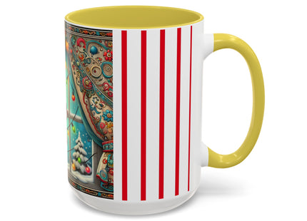 Mischief in Tinselland Colorful Mugs (11oz, 15oz)