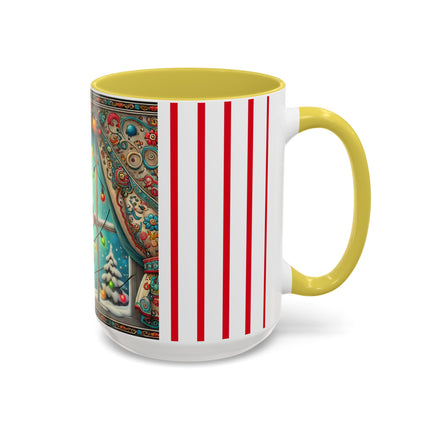 Mischief in Tinselland Colorful Mugs (11oz, 15oz)