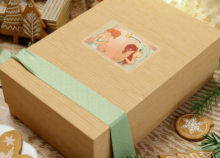 Heavenly Angel Duet Kiss-Cut Stickers (4 Sizes)