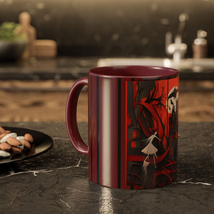 Halloween Night Scene Colorful Mugs (11oz, 15oz)