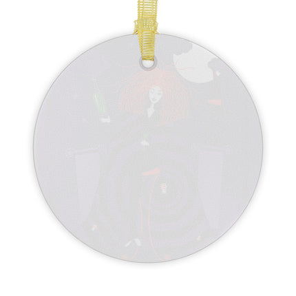 Mystic Elegance Glass Ornament